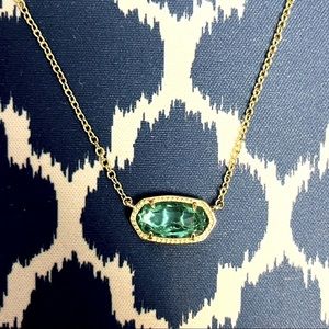 Kendra Scott Elisa London Blue Necklace, Gold
